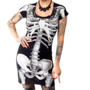 🆕 Classic Skeleton Bone dress